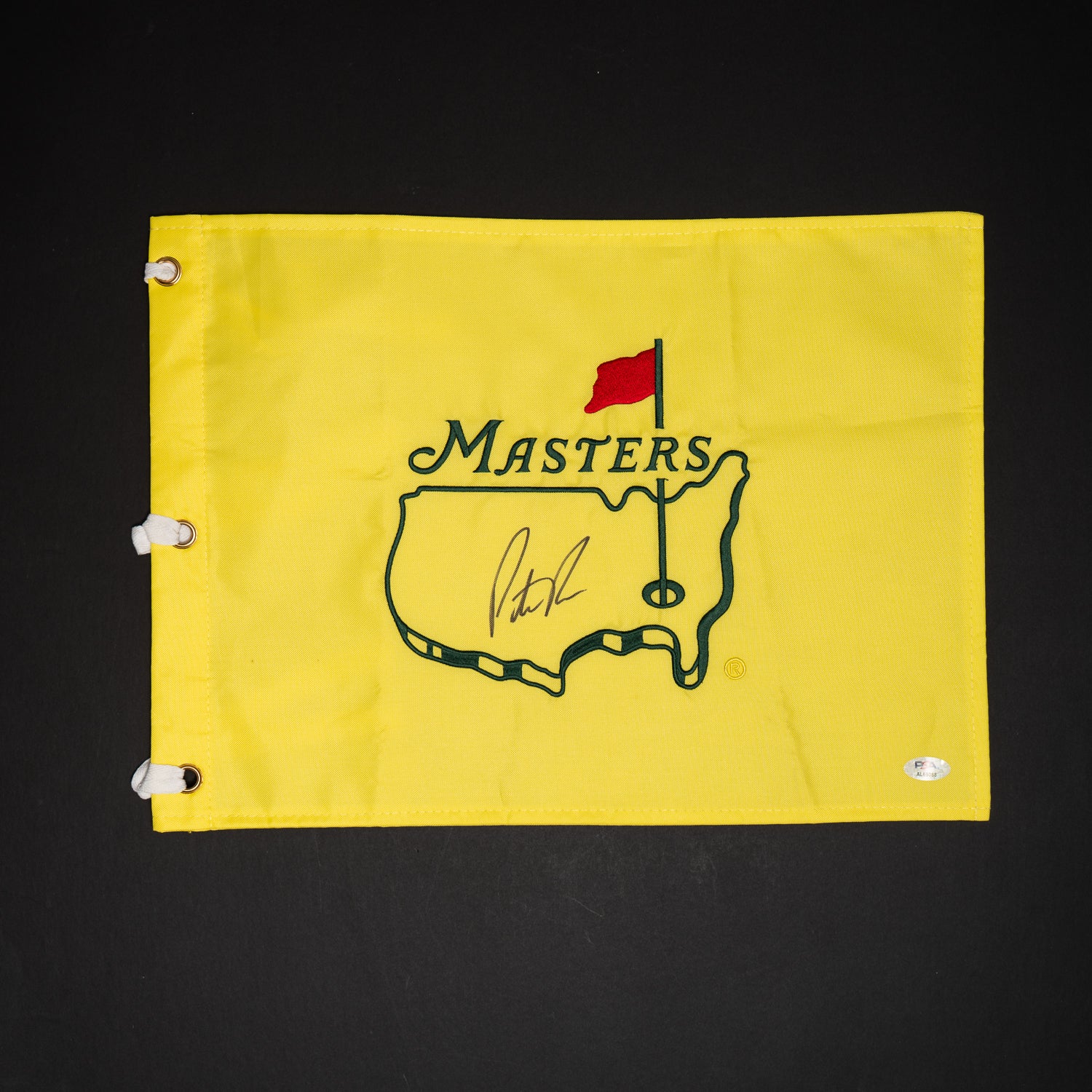 Bandera del Masters Firmada por Patrick Reed – Campeón del Masters 2018